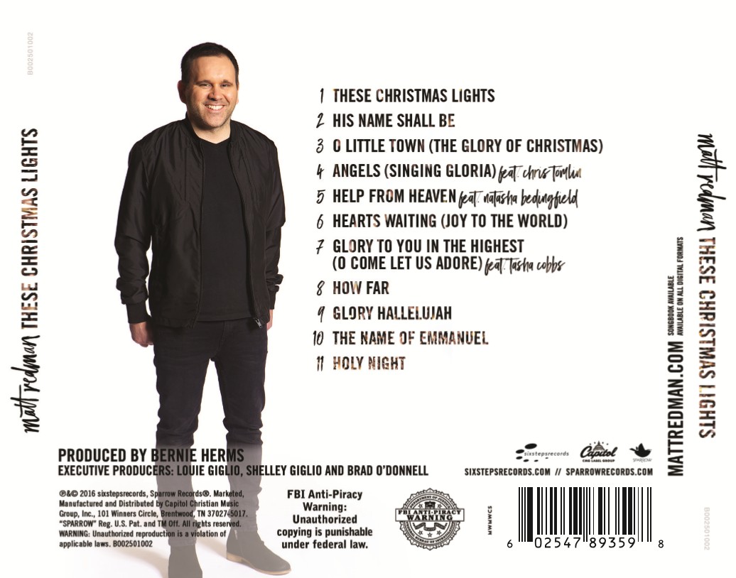 [이벤트30%]Matt Redman - These Christmas Lights (CD)